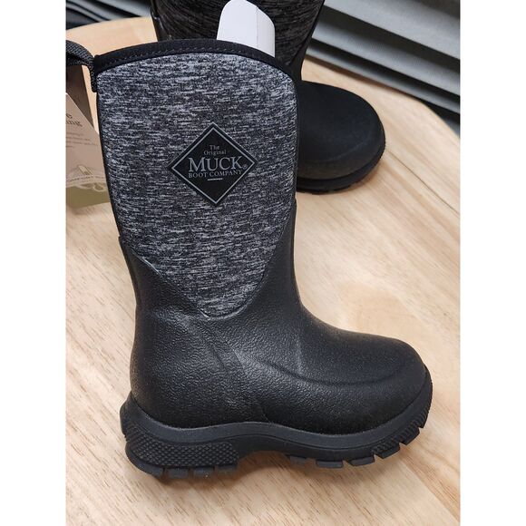 Muck Boot Kids Element Cold Weather Boots – Toddler Size 7, Gray/Black - Picture 1 of 8